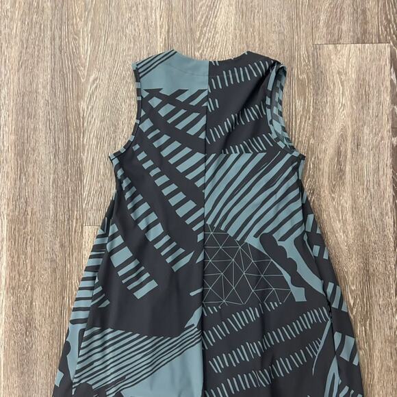 EUC Porto San Francisco Medina Zip-Up Vest Dress Sz 0 Abstract Print Sleeveless - Picture 16 of 16
